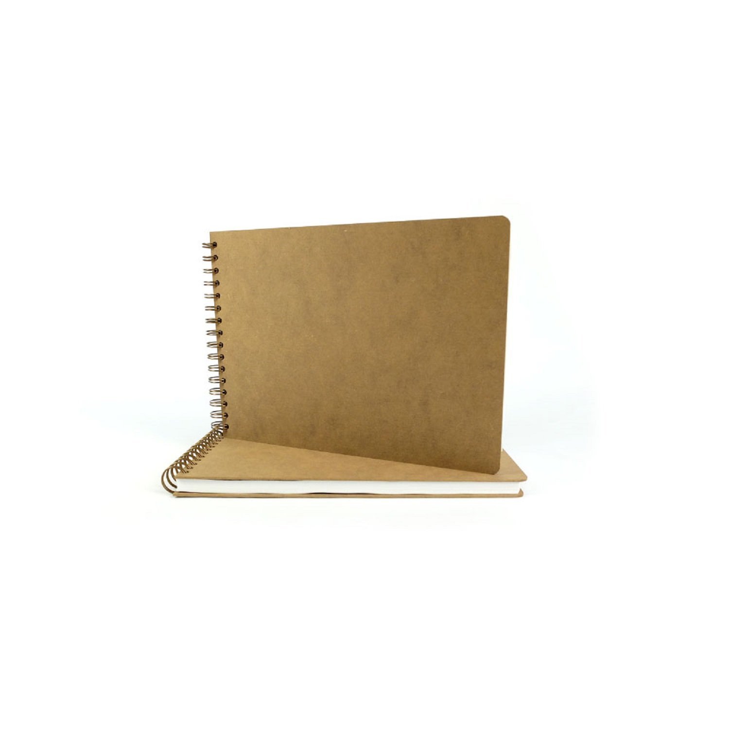 Seawhite White Sea - A4 Landscape 50 Sheets Cartridge Sketching Paper - Acid Free - 160 Gsm Ring Bound Art Craft Sketch Drawing Book - Suitable For Pencils, Pens And Light Washes