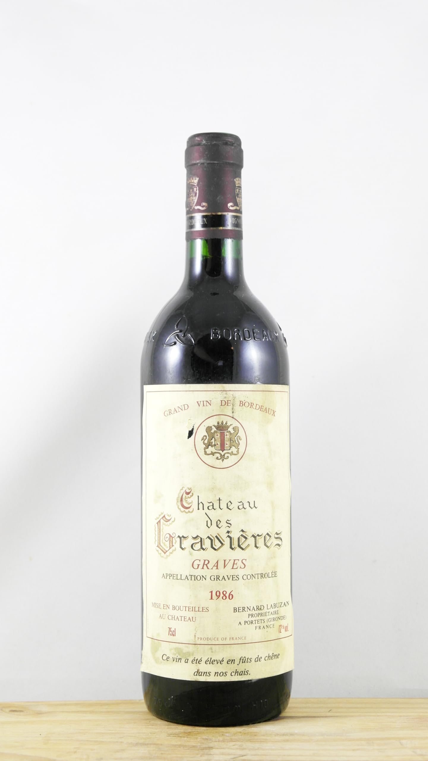 Château des Gravières 1986 vin de prestige d'exception - 3