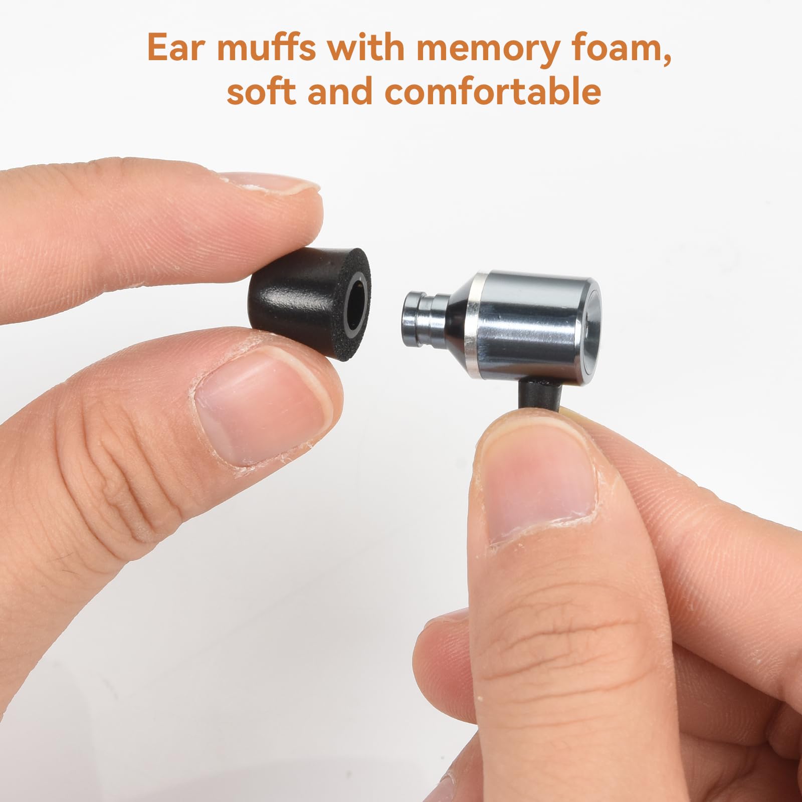 OTraki 6 Paia Cuscinetti Auricolari Di Ricambio In Silicone, Gommini Per Auricolari Memory Foam Earbud Tips, Eartips Di Ricambio Universali Per Cuffie In-Ear Apto Para Auriculares Intrauditivos(S/M/L)
