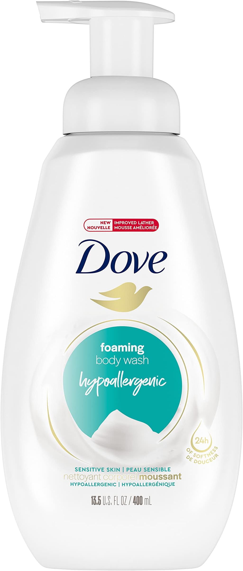 Dove Sensitive Skin Instant Foaming Body Wash