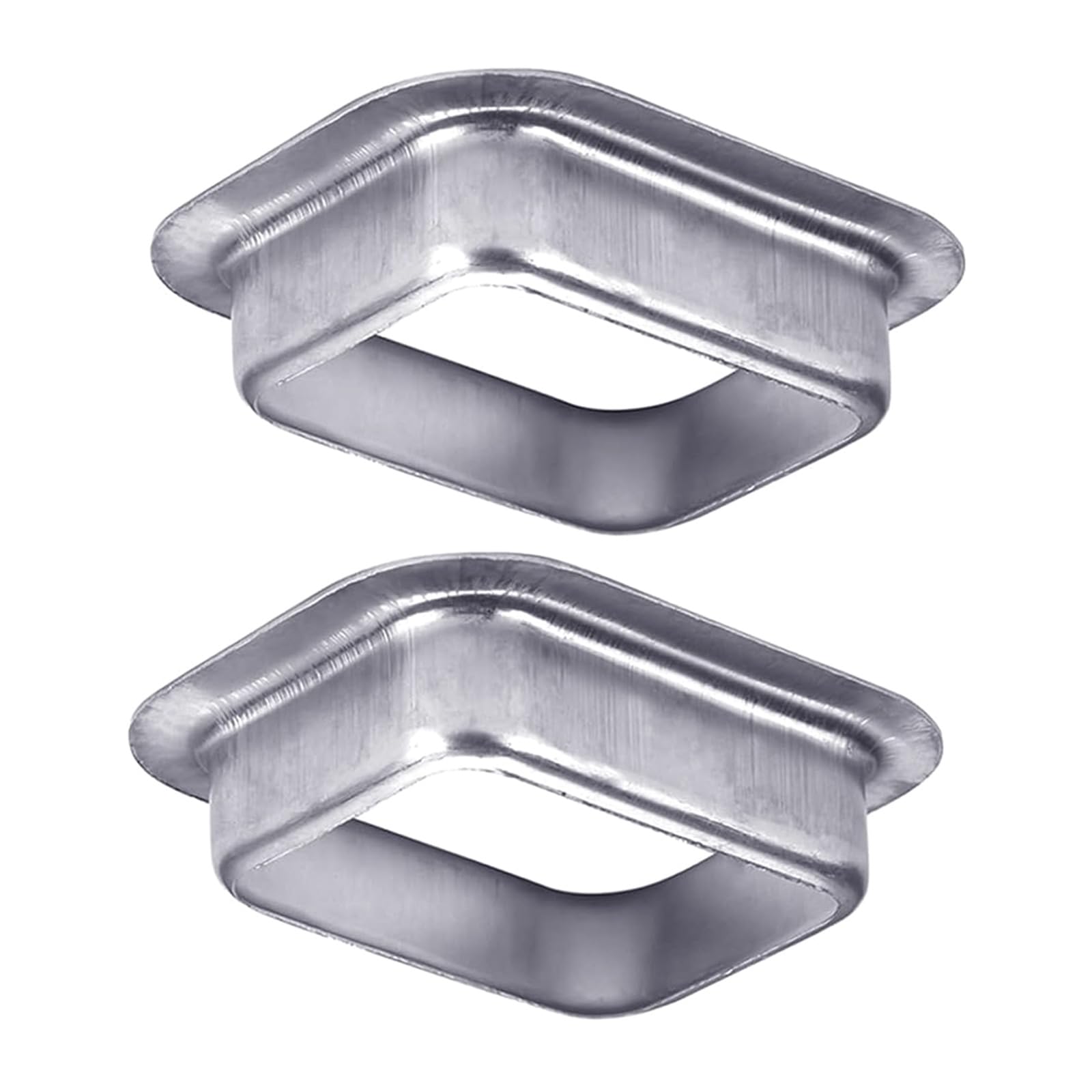 our fave Portable Sturdy K Styles Gutter to Downspout Transitioned Outlet Aluminum 2Pieces for Efficient Drainage Rainwater Drainage Outlet