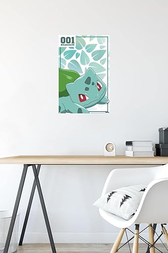Miniatura 4 de Trends International Pokémon - Póster de pared Bulbasaur 001, 14.725 x 22.375 pulgadas, versión premium sin marco