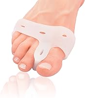 Vista 1 de Dr. Frederick's Original Almohadilla de juanete y espaciador de dedos de lujo, 2 piezas, separadores de dedos de gel suave para personas activas