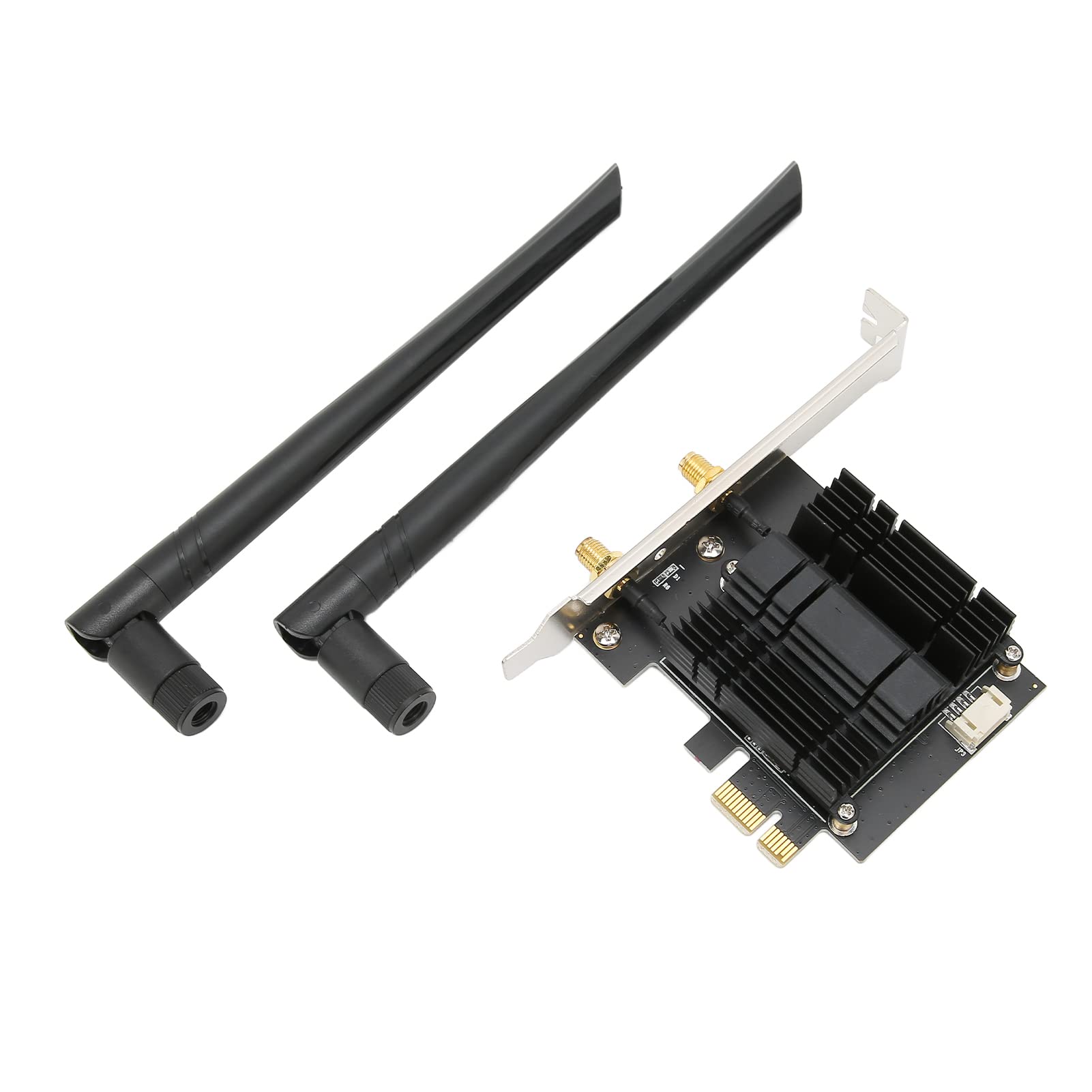 Yctze Adattatore WiFi PCIE AC1300Mbps con connettività Ad Alta velocità 4.2 Dual Band 2.4GHz 5.8GHz per PC Desktop