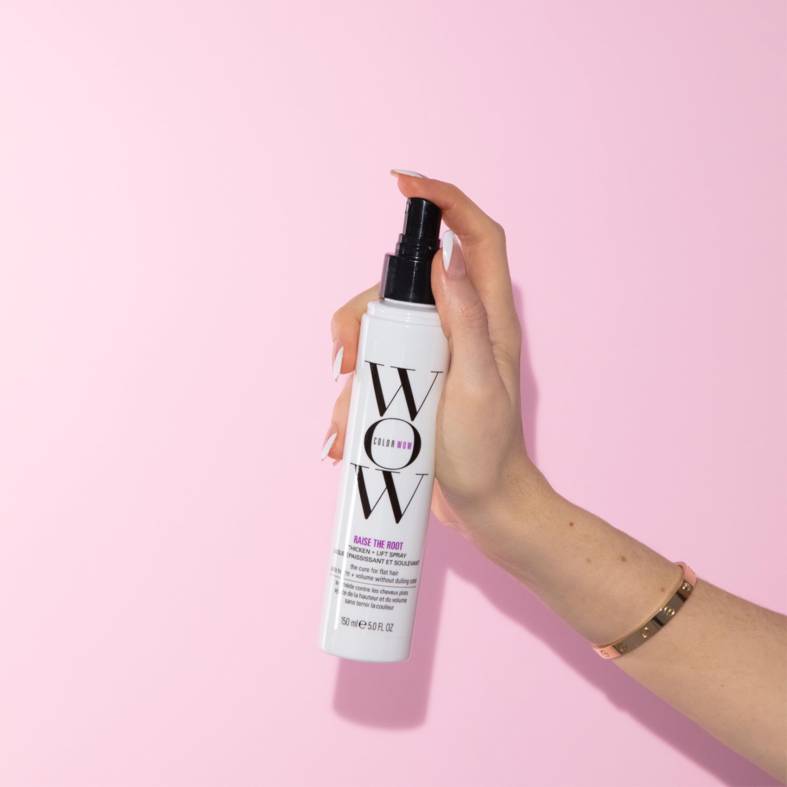 COLOR WOW Raise the Root Thicken + Lift Spray: Verleiht sofortiges Volumen und einen langanhaltenden Ansatz-Lift, 150ml