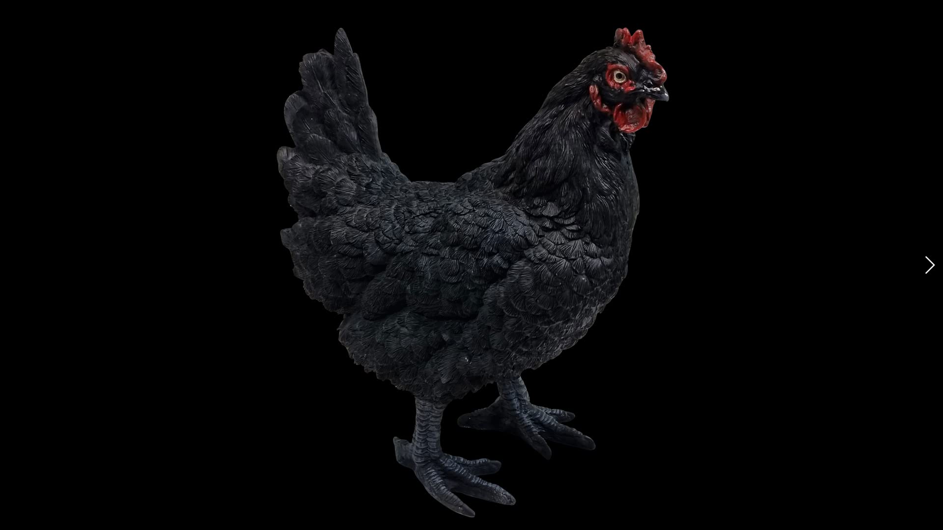 Dekofigur Henne Huhn Gisela lebensechte Gartenfigur Tierfigur Gartendeko stehend