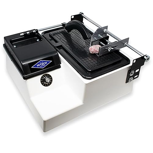 Hi-Tech Diamond Sierra de corte lapidario de 6 pulgadas  Máquina de corte de sierra  Incluye dos hojas de sierra de diamante de 6 pulgadas y