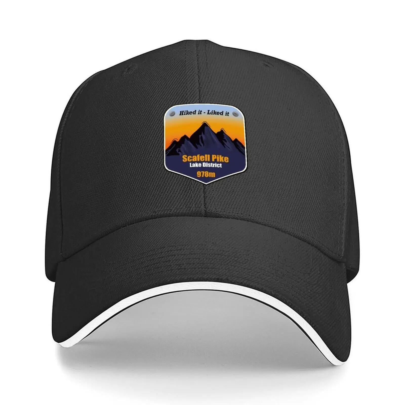 Classic Baseball Cap Scafell Pike Lake District England Summit hiked in The Hiking Horse Women Men's Adjustable Sports Cotton Fits Hat