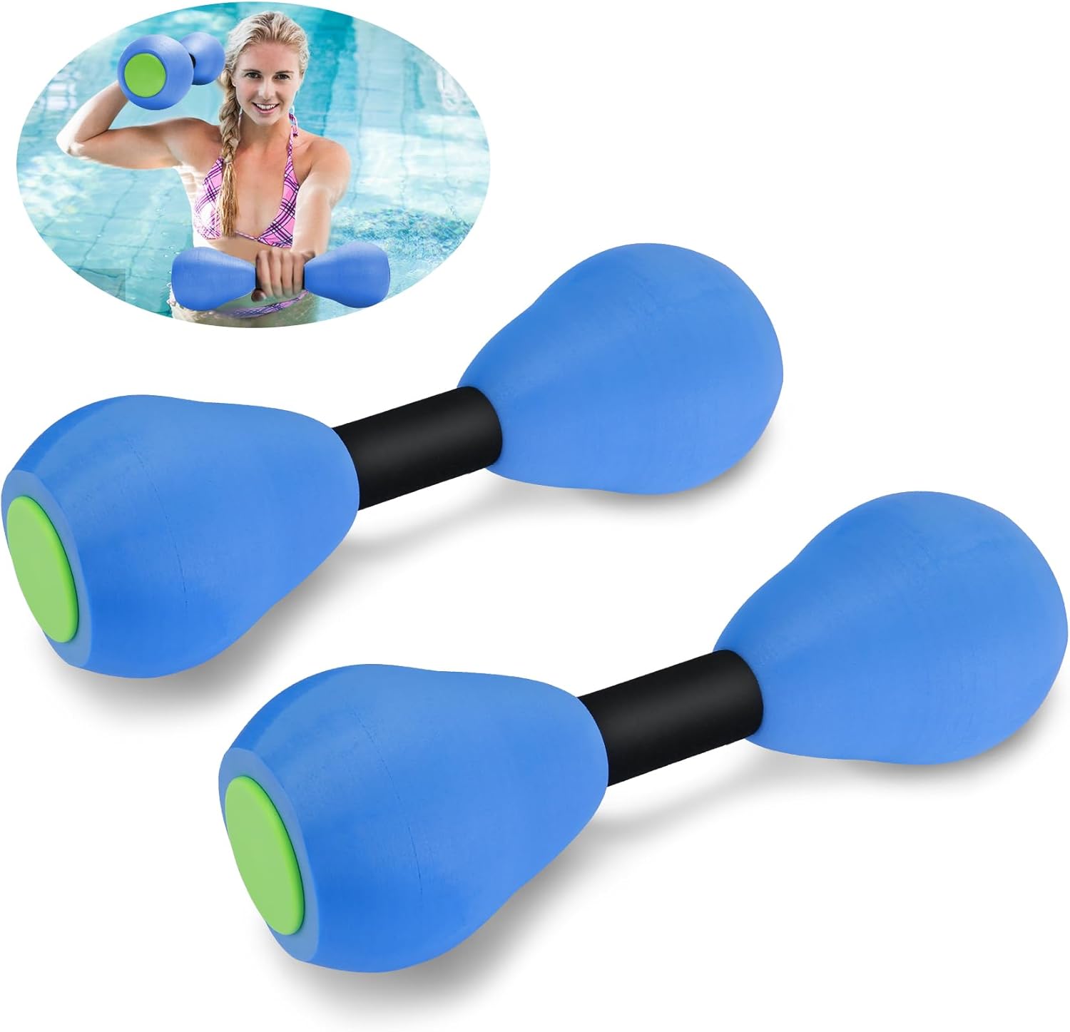 Aquatic Dumbells,1 Pair Foam Water Weights Aerobic Exercise Fitness Equipment Dumbbells, Pool Resistance Swimming Training for Adults/Kids/Men/Women Weight Loss, Beginner Swimming Training Aquatic Dumbells,1 Pair Foam Water Weights Aerobic Exercise Fitness Equipment Dumbbells, Pool Resistance Swimming Training for Adults/Kids/Men/Women Weight Loss, Beginner Swimming Training
