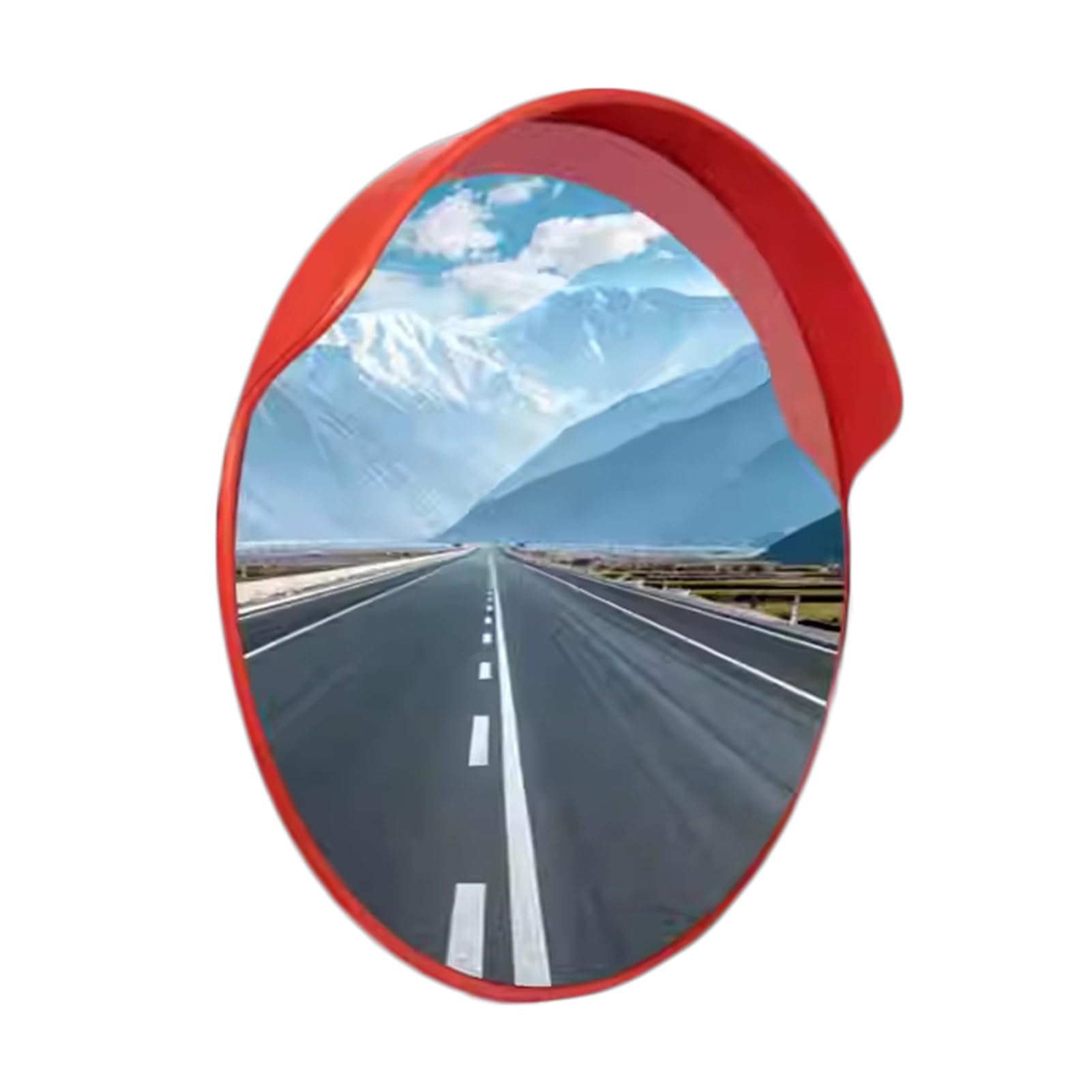 Espejo de seguridad convexo ajustable de 60cm para control de tráfico en intersecciones 8