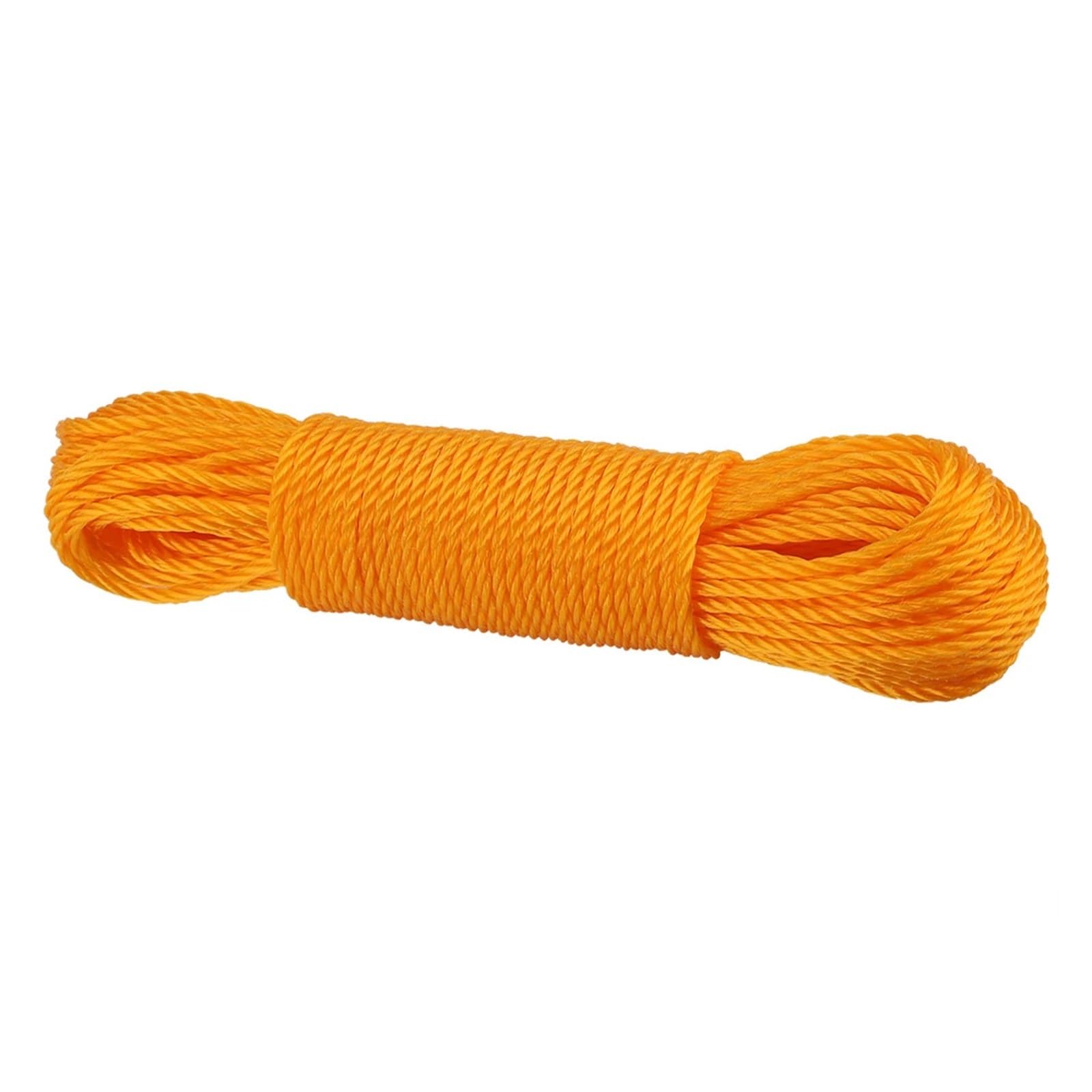 FCfpxwtz Laundry Drying line, Outdoor Washing Line Multicolor 20m Nylon Rope Cord Clothesline(Orange)