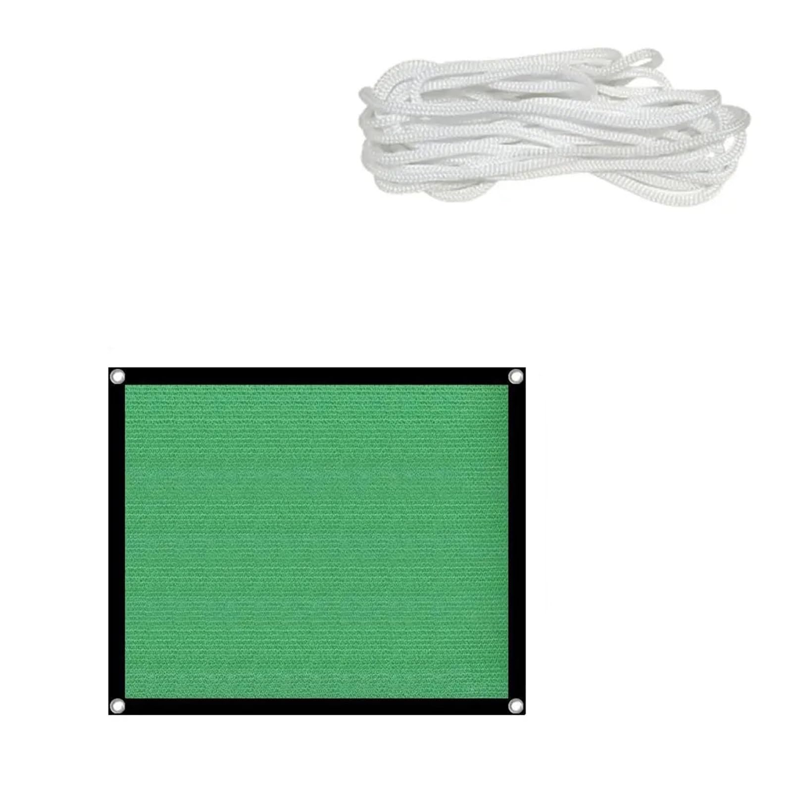 Ombrellone da giardino, Vele ombreggianti Tende da sole impermeabili Vela parasole Giardino domestico Patio Tettoia esterna (Colore : Green)(3x4m)