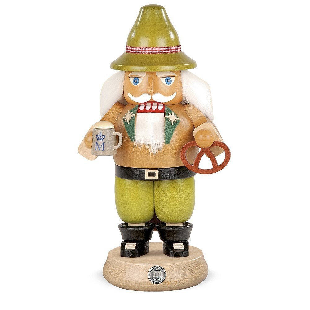 Casse-noisette bavaroise Oktoberfest Müller Seiffen 23cm d'Erzgebirge