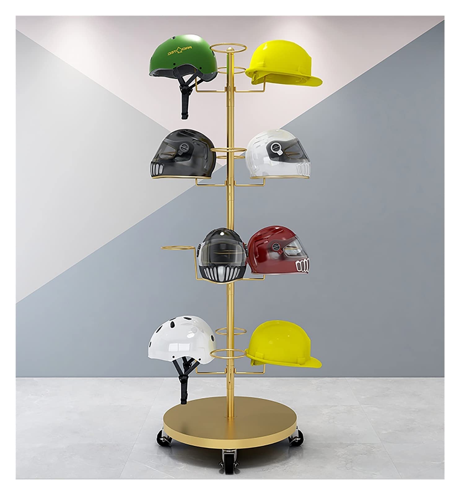 Estantes para Sombreros de Gran Capacidad, Soporte de exhibición Comercial para Sombreros, para Cascos, Gorras de béisbol, Pelucas y Sombreros de Vaquero, Organ,