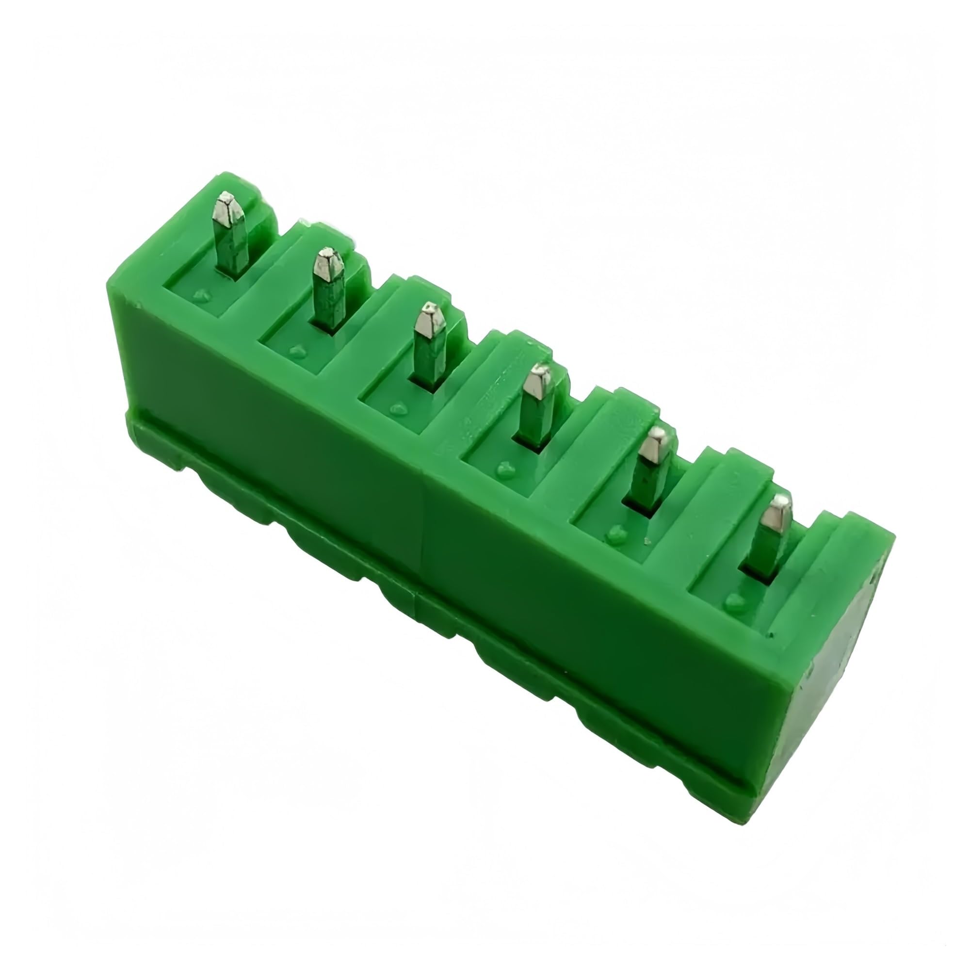 50 Stück 5,08 mm Rastermaß, steckbarer PCB-Anschlussblock-Anschluss, 2-polig bis 12-polig, Plug-in-Schraubklemme(2EDGVC-5.08-3P,White)