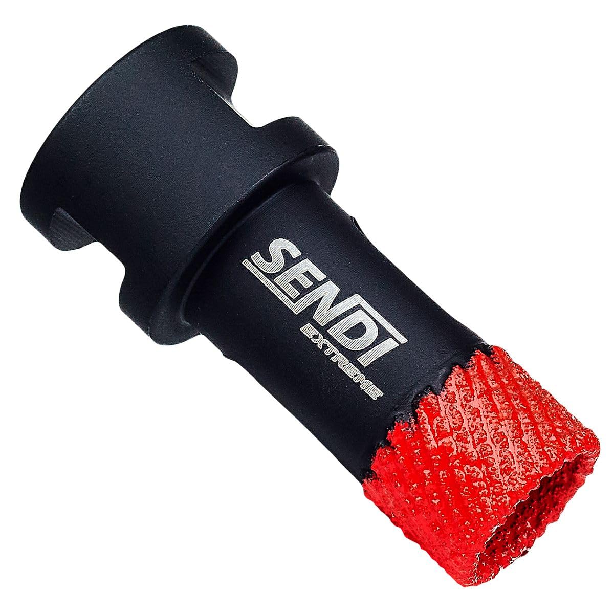 KIT Profesional SENDI EXTREME SET, Juego de Brocas de Diamante y Disco Ø125 mm, Coronas Ø20-68 mm + Fresa 20-50 mm + Disco Ranurado 50 mm, Maletín Incluido, para Porcelánico Cerámica Granito Azulejo