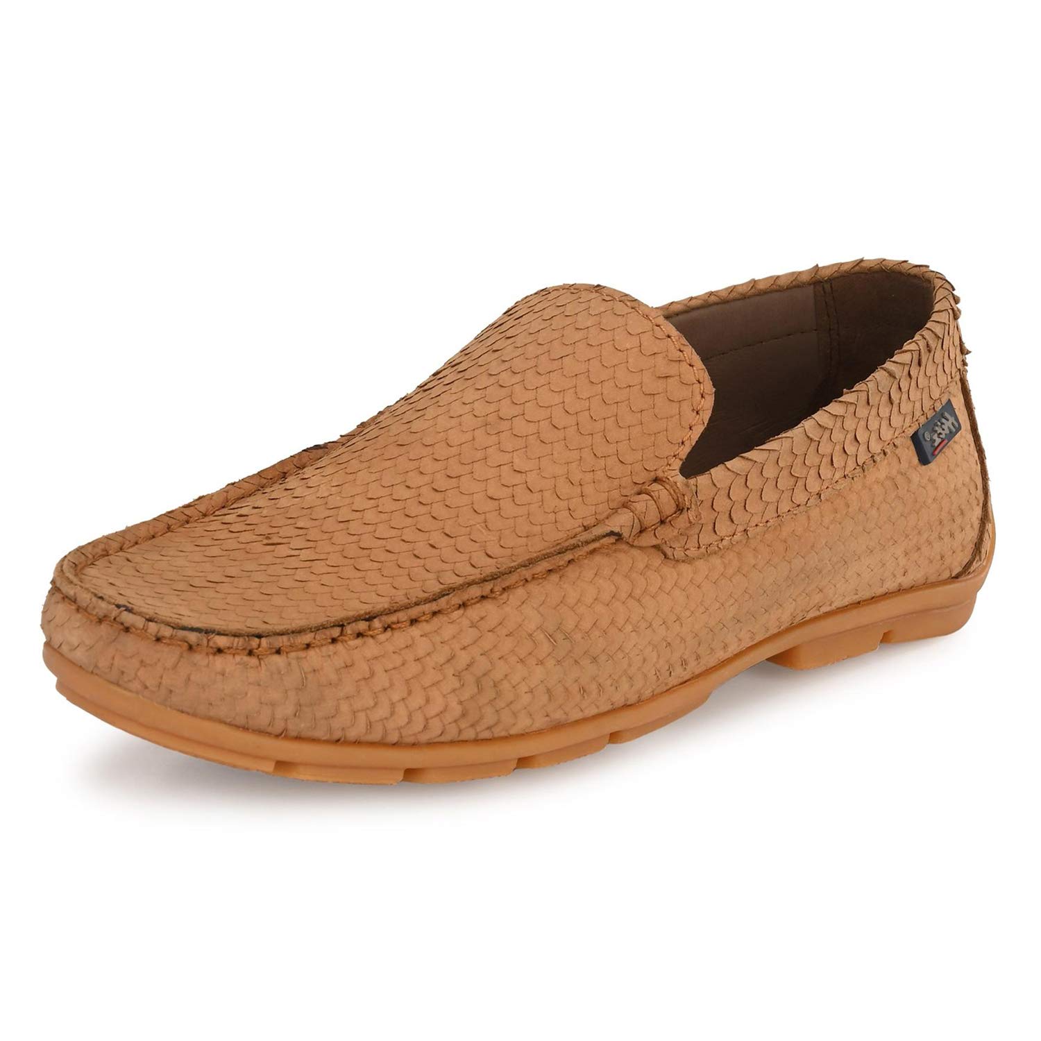 HITZ Mens Tan Leather Moccasins Loafer Shoes - 10 (B08G4XHX7G) Amazon Price History, Amazon Price Tracker