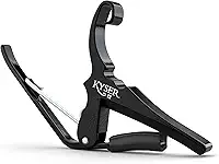 Capotraste para Violão de Aço 12 Cordas Kyser KG12BA Black