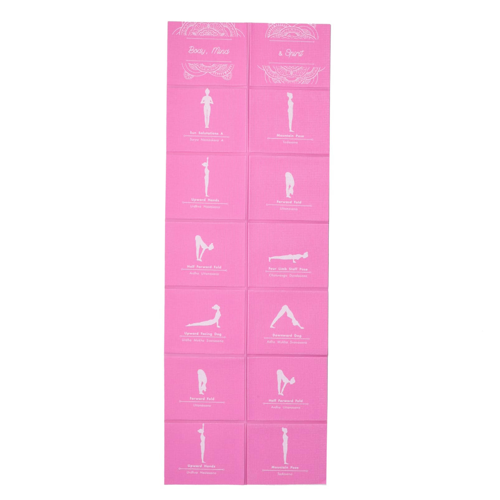 Esterilla Yoga Plegable para Principiantes de Tpe y Fitness
