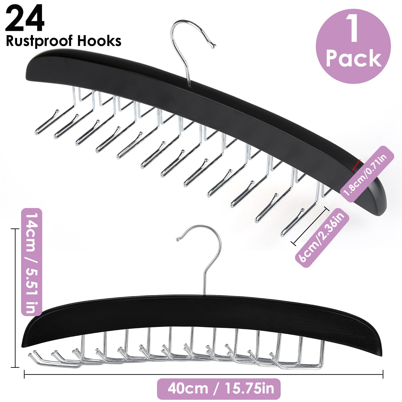 NAHANCO SHOE1 Plastic Sandal Hangers, 7 1/4