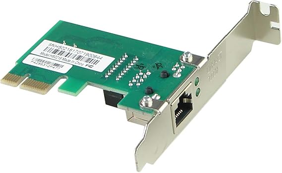 Amazon Com Hiro H 10 100 1000 Internal Pci Express Pcie Pci E X1 Gigabit Ethernet Card Windows 10 8 1 8 32 Bit 64 Bit Driverless Installation Plug N Play Built In Driver Windows 7 Server 12 08 R2 03 Everything Else