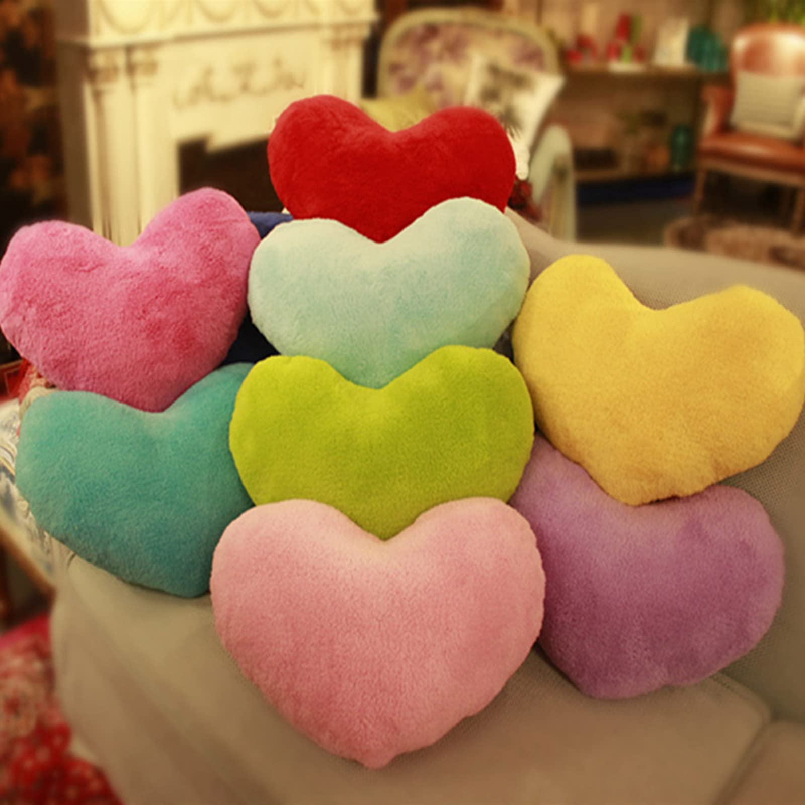 Cuscino A Forma Di Cuore, Morbido Cuscino A Forma Di Cuore, Cuscino Da Tiro Per Divano Letto~p157126642