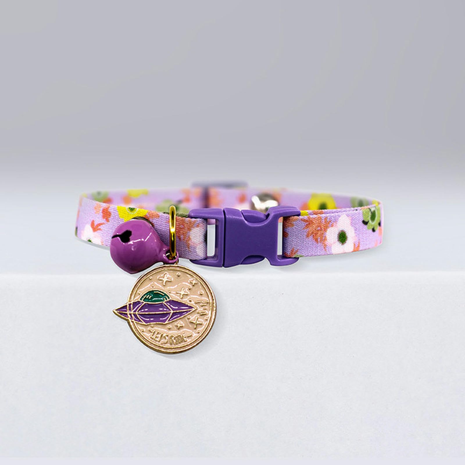 Collar de perro, collar de gato, collar de gato Campana linda Collar de dibujos animados Collar ajustable Colgante de aguacate Collar de gato a cuadros Cachorro de gato Accesorios for gatos ( Color :