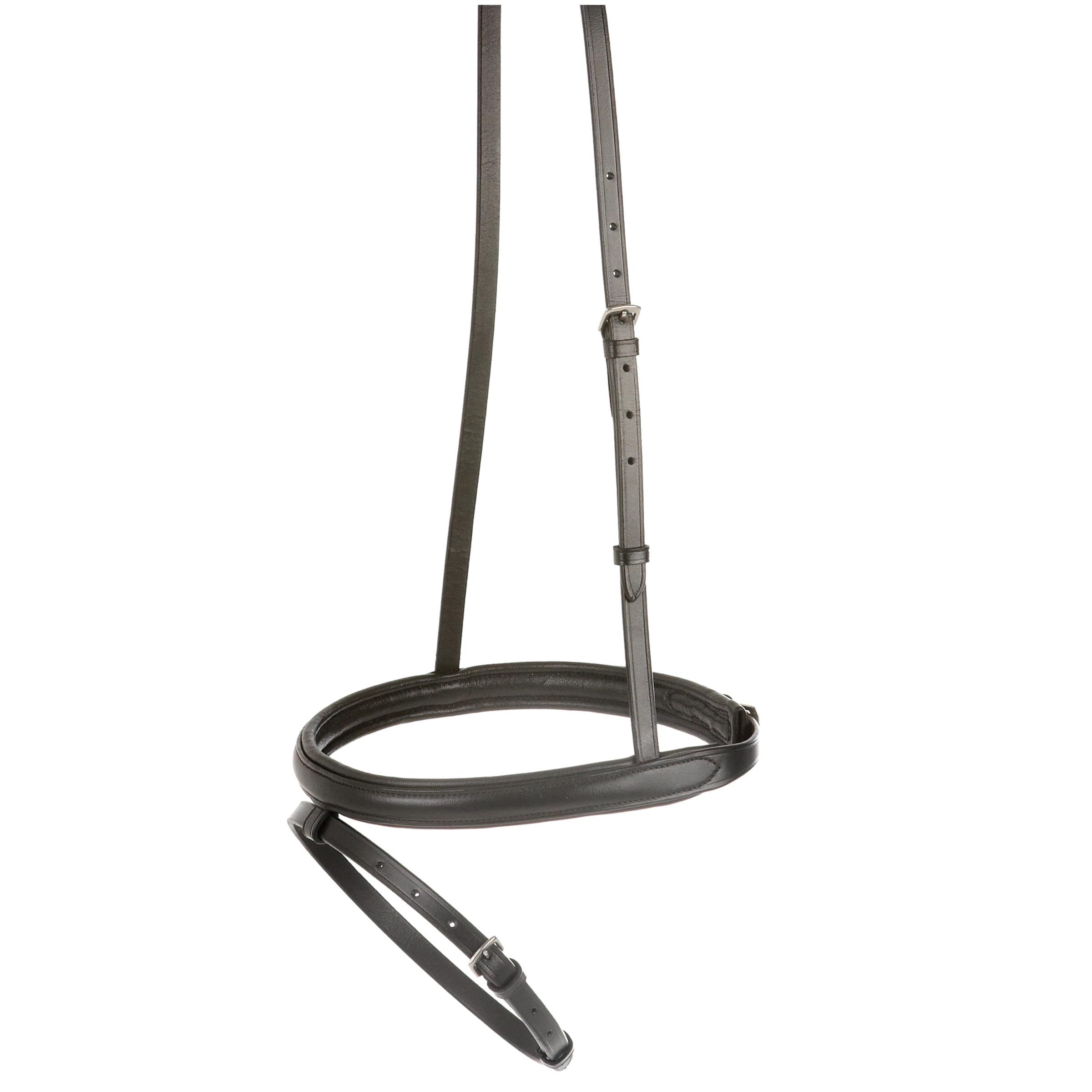 Kincade - Capezzino in pelle con chiudibocca II (Warmblood) (Nero)