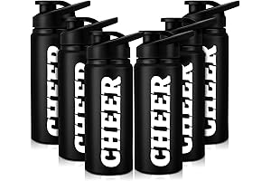 Zubebe 6-Piece Cheerleader Water Bottles for Girls: The Perfect Hydration Companion for Cheerleading