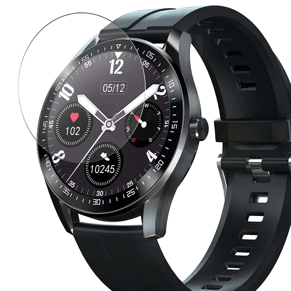 Vaxson 3-Pack Screen Protector, compatible with ZOLUIKIS Z5 1.3" Smart Watch Smartwatch, TPU Guard Film Protectors Sticker [NOT Tempered Glass ] New Version