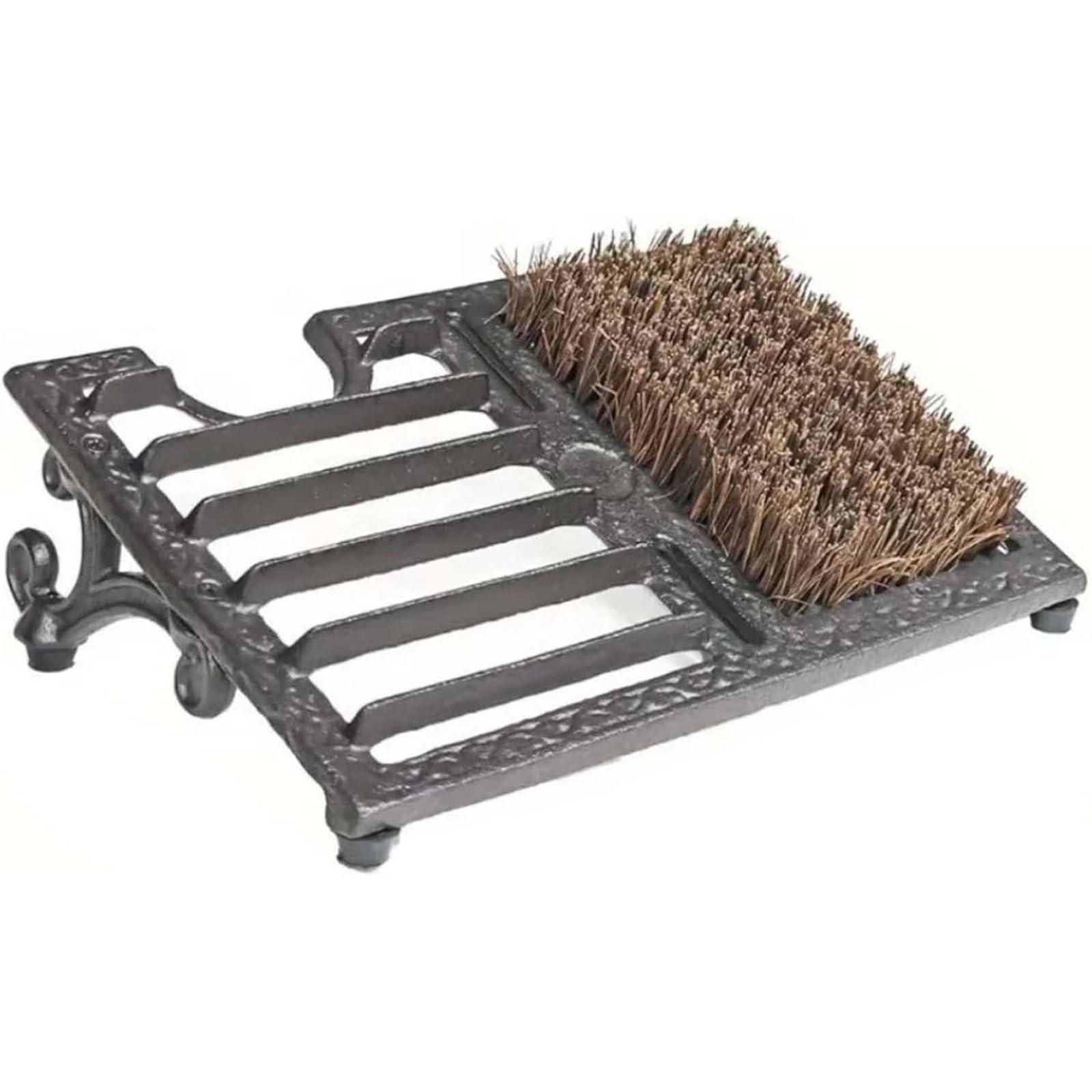 Raschietto Rustico in Ghisa per Stivali, Spazzola per Scarpe Rustica in Ghisa per Esterni, Design Angolato E Rimozione Efficace di Fango, Sporco E Detriti, Ideale per Interni Ed Esterni