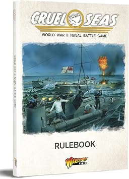 Cruel Seas Rulebook 1300 WWII Naval Military Battle Tabletop Game 781010001