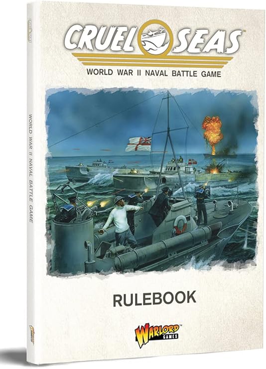 Cruel Seas Rulebook 1:300 WWII Naval Military Battle Tabletop Game 781010001