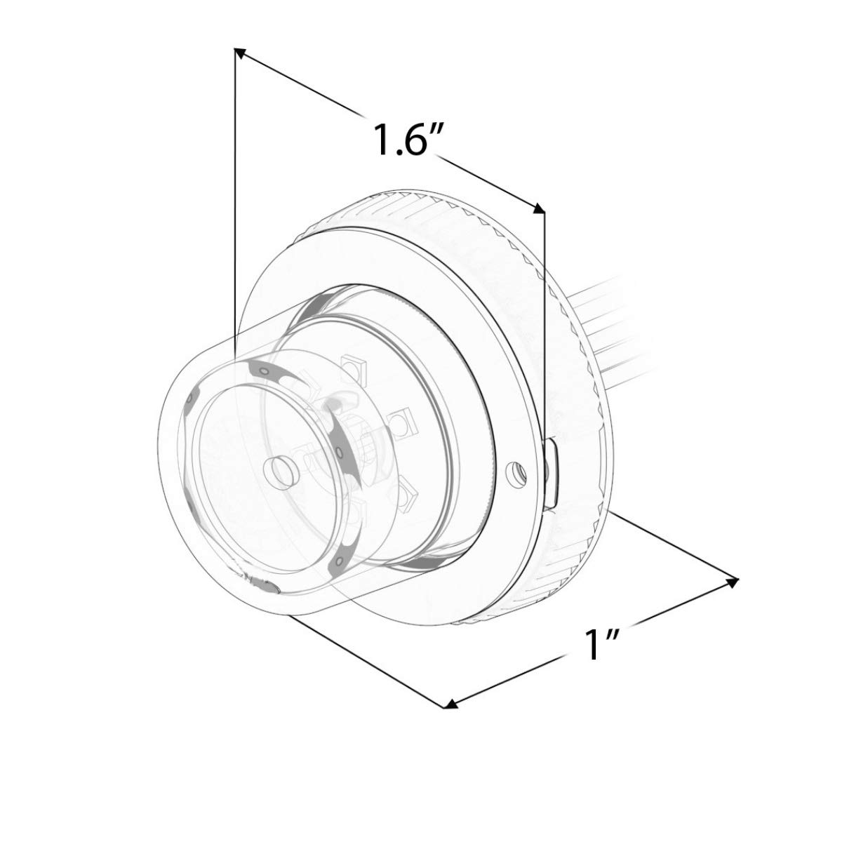 SpeedTech Lights Flare 360 Degree LED 18W Strobe Light for Police Cars