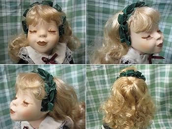 Amazon.co.jp: 38㎝2体SET レトロ キッシング ビスクドール ペア