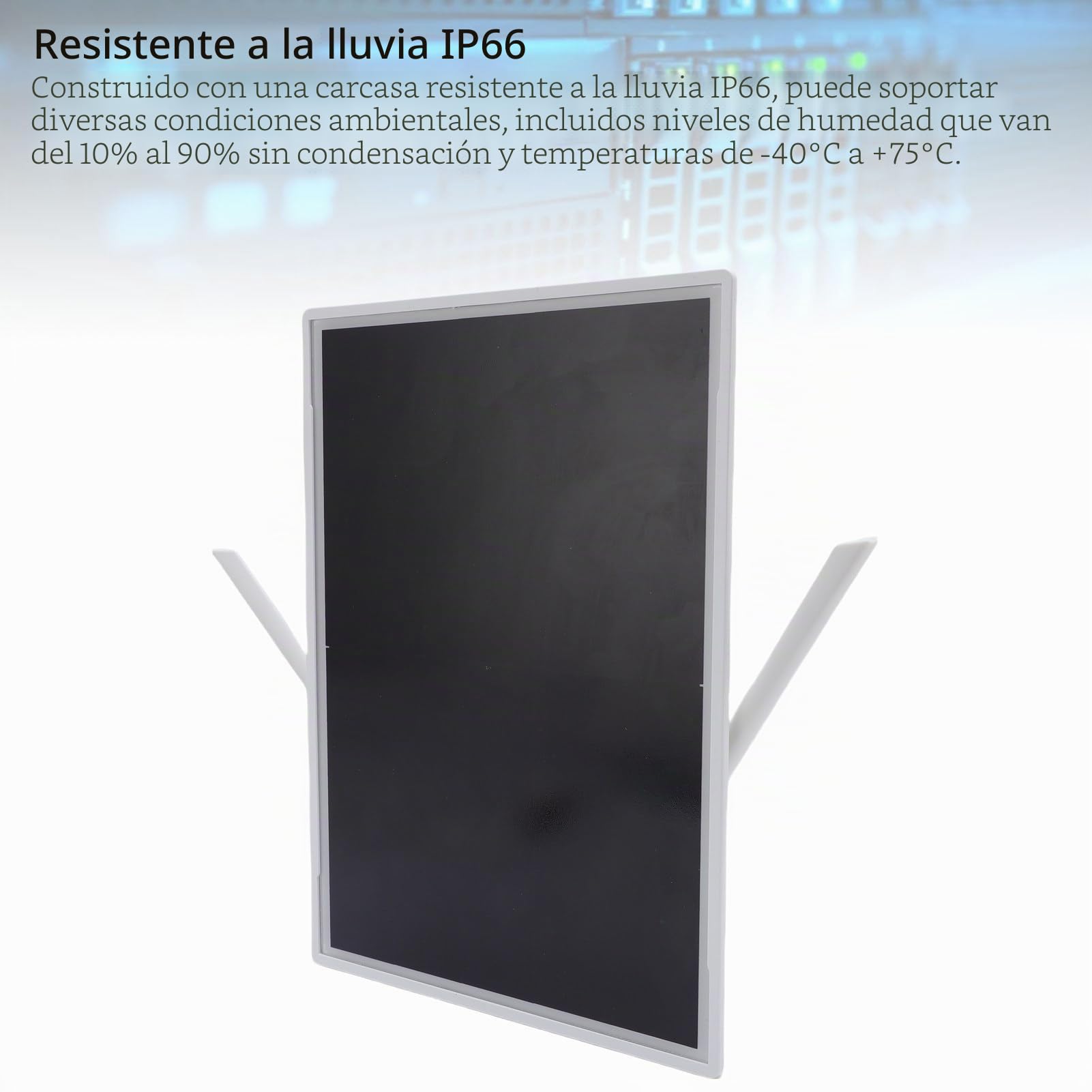 Amplificador de SeñAl de Extensor WiFi Solar de 15 W, Batería de 20000 MAh de Largo Alcance de 328 Pies, Repetidor WiFi de 2,4 GHz y 5 GHz Compatible con 15 Dispositivos para