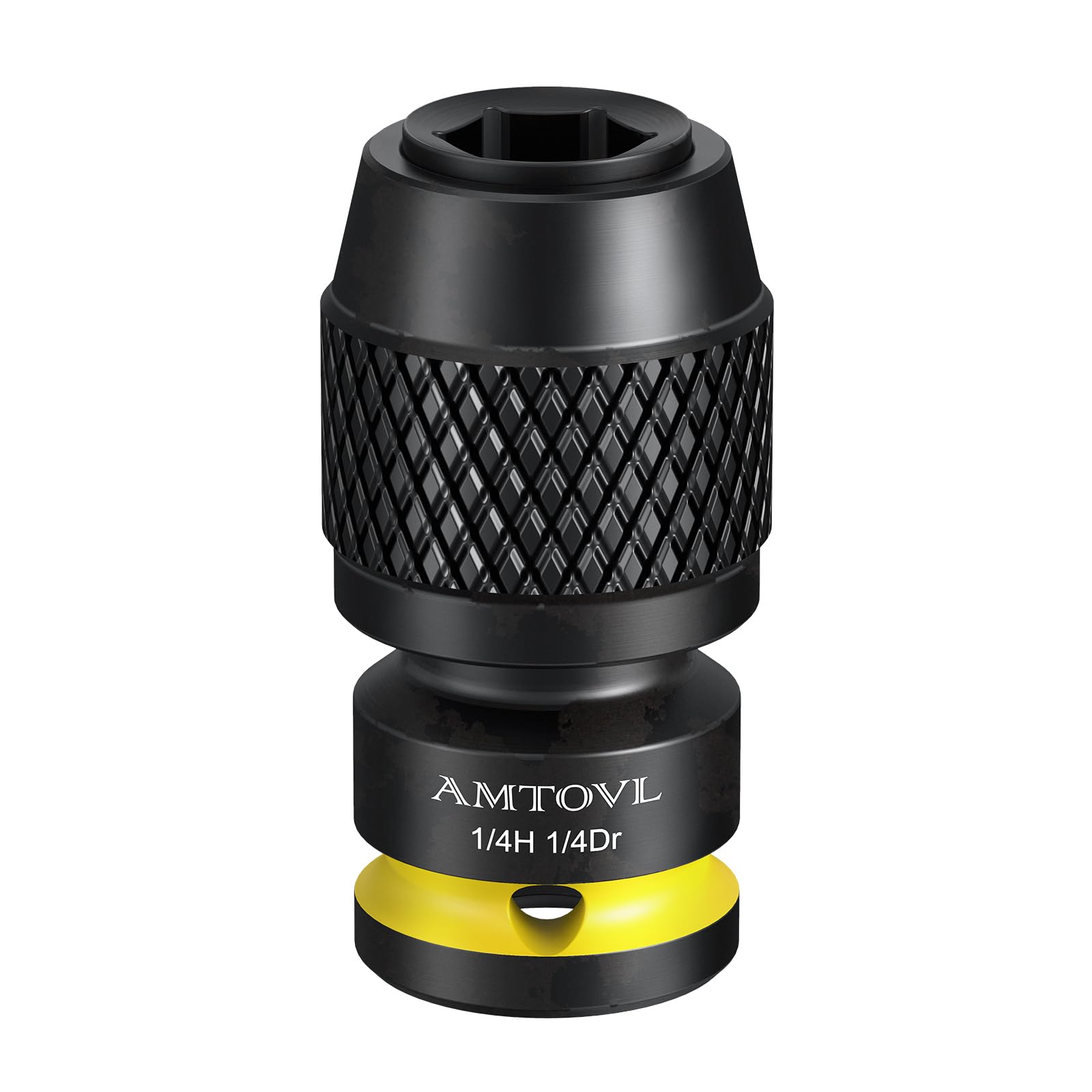 Adaptateur Embout 2 Pièces Adaptateurs De Douille 1/2" Carré à 1/4" Hexagonal Hex Ratchet Socket, Clé à Cliquet Et Adaptateur Clé à Choc