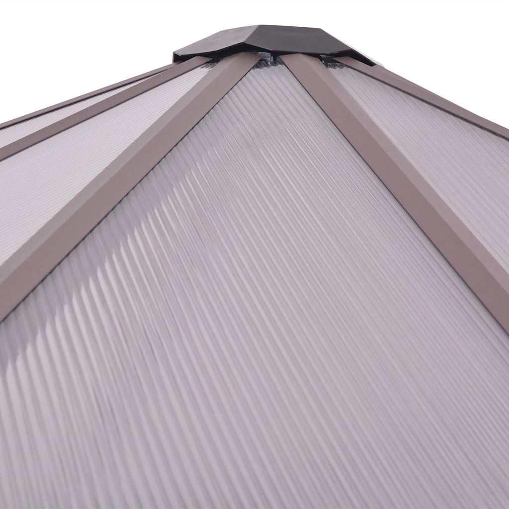 Aluminiowa szklarnia z poliwęglanu 240 x 211 x 232 cm dla roślin