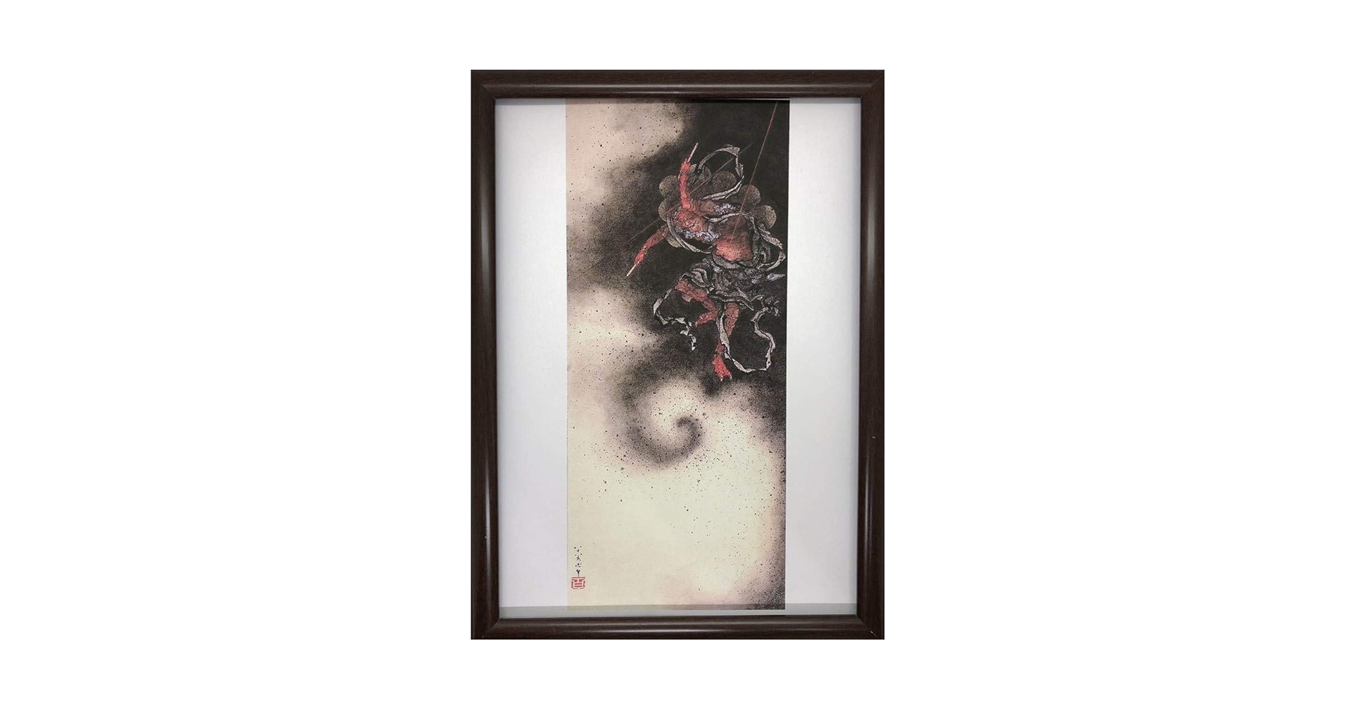 SEKAI-DO 葛飾北斎 雷神図　日本画　額付き名画 絵画 SEKAI-DO 葛飾北斎 雷神図 日本画 額付き名画 絵画 SEKAI-DO