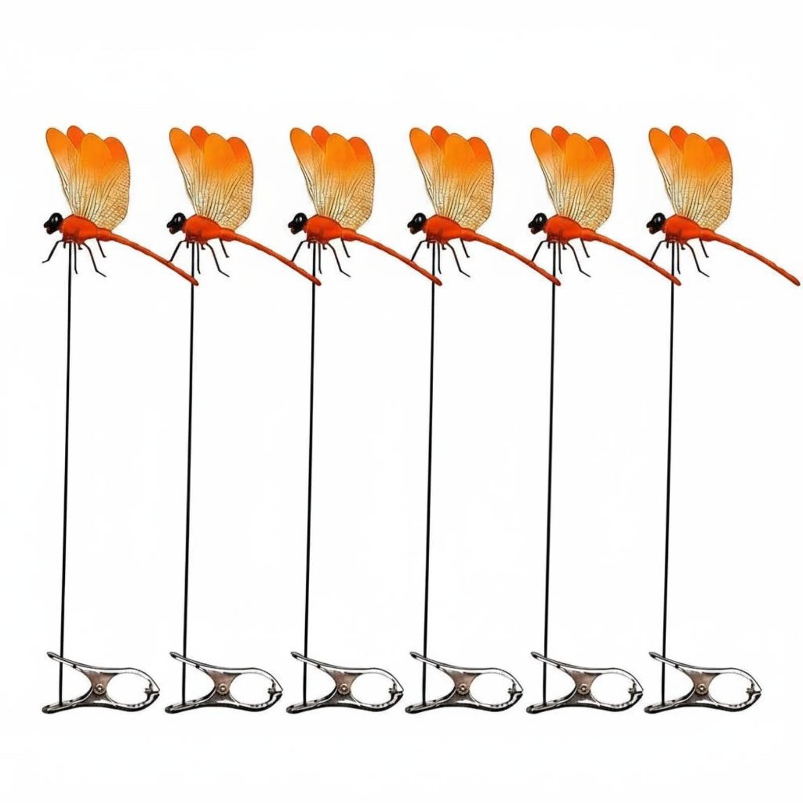 5 Pieces Realistic Dragonfly Clip Fake Dragonfly Clip Bright Colors Decor Gradient Orange|Home & Garden| Yard Garden & Outdoor Living| Garden D?©cor| Other Garden D?©cor-image-43