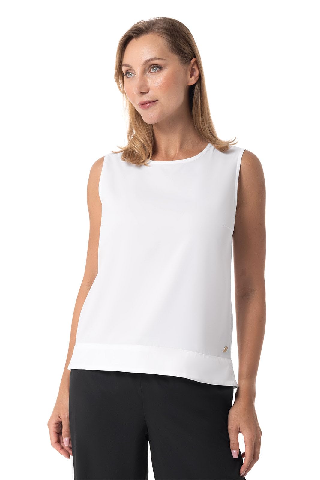 Womens Long Sleeve Top Tank - UPF 50 Sun Protection - St Tropez