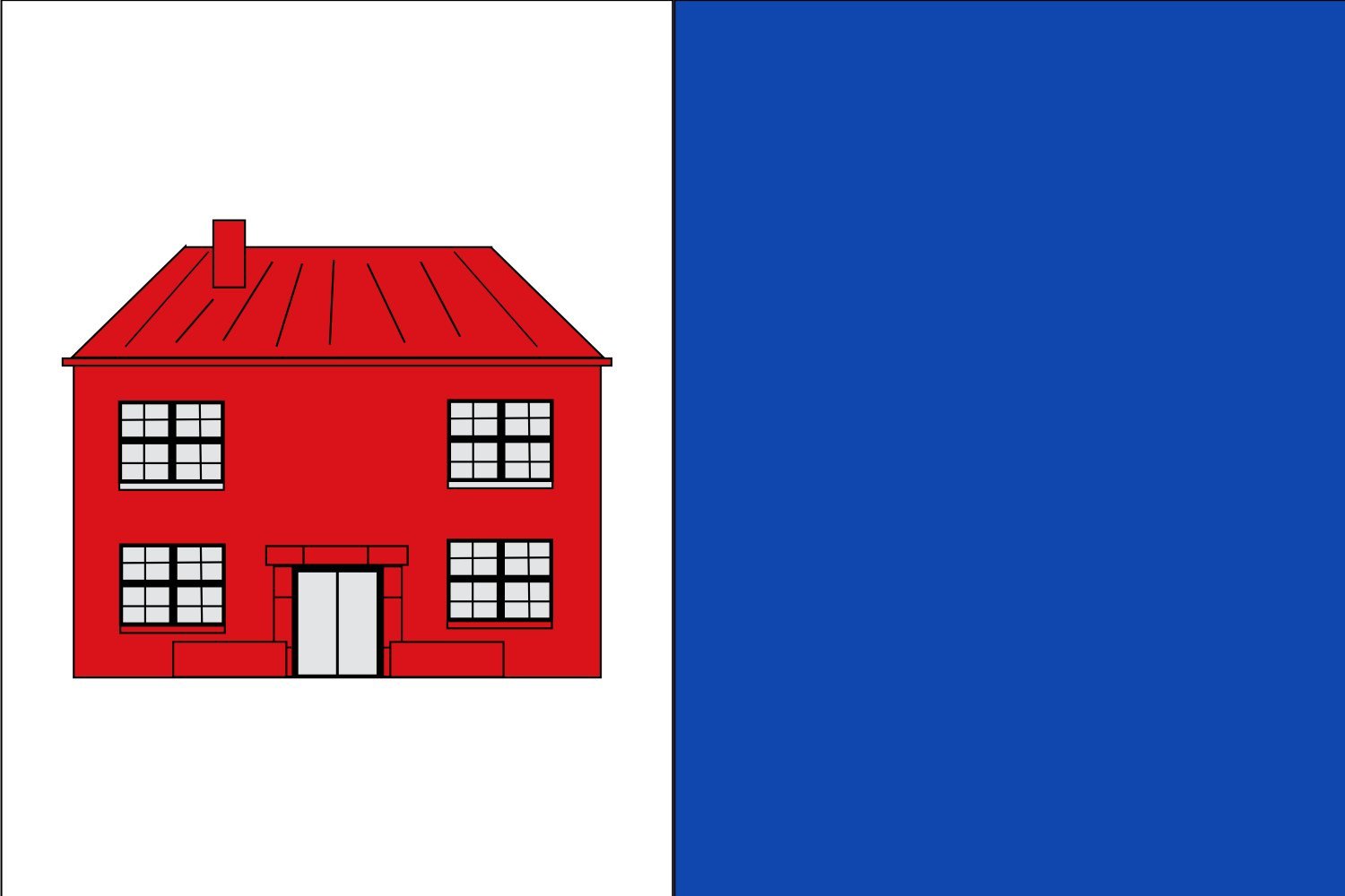 Drapeau Large Casillas horizontal rectangulaire grand format grand vent