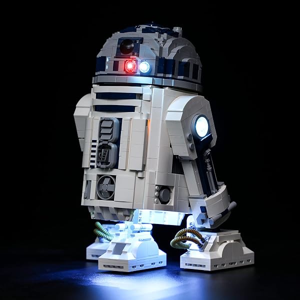 BRIKSMAX Led Licht für LEGO R2-D2 75308 - Compatible with Lego Star Wars Bausteinen Modell - Ohne Lego Set - 3