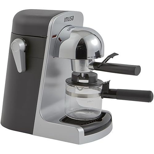 IMUSA 4cup Electric Bistro Espresso Cappuccino Maker, Silver