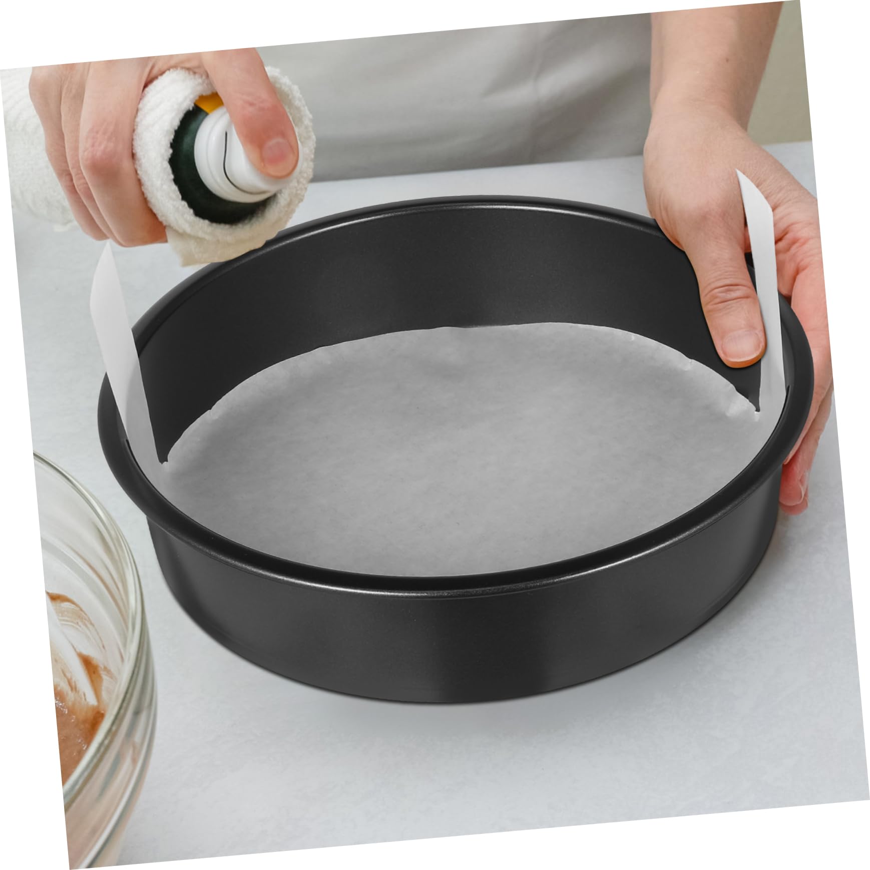 MAGICLULU Lot De 3 Moules À Gâteaux Antiadhésifs Ronds De 15 2 Cm 20 3 Cm Et 25 4 Cm Pour Pâtisseries À Étages