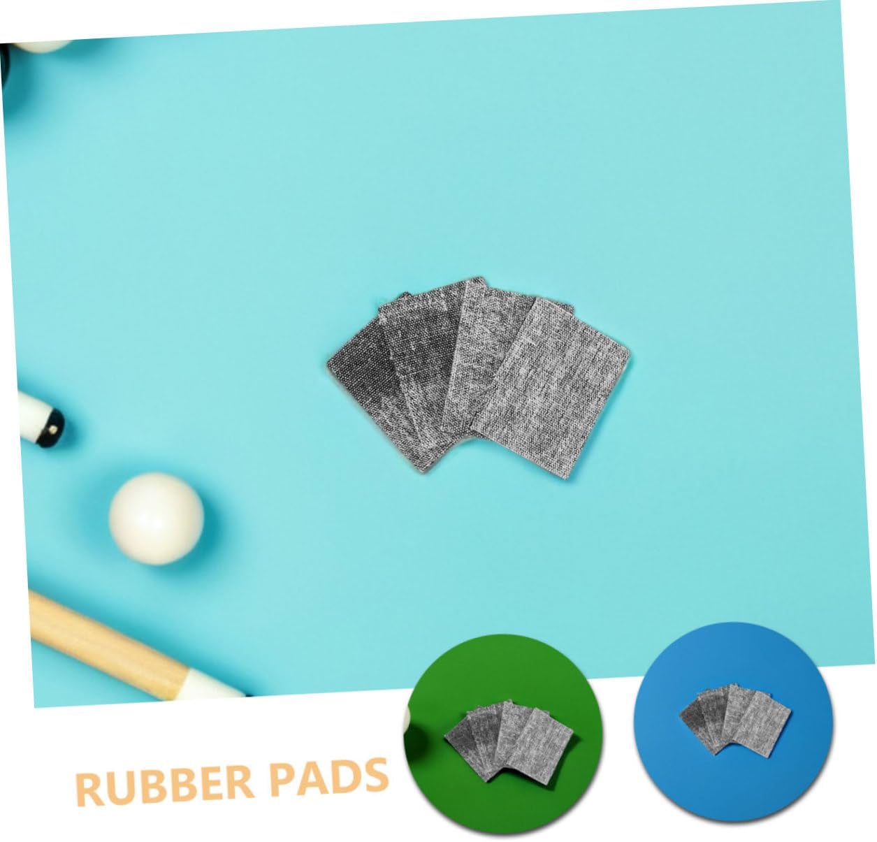 HANABASS 24pcs Billiards Accessories Pool Table Pads Noise-reducing Install Replacement Cushions