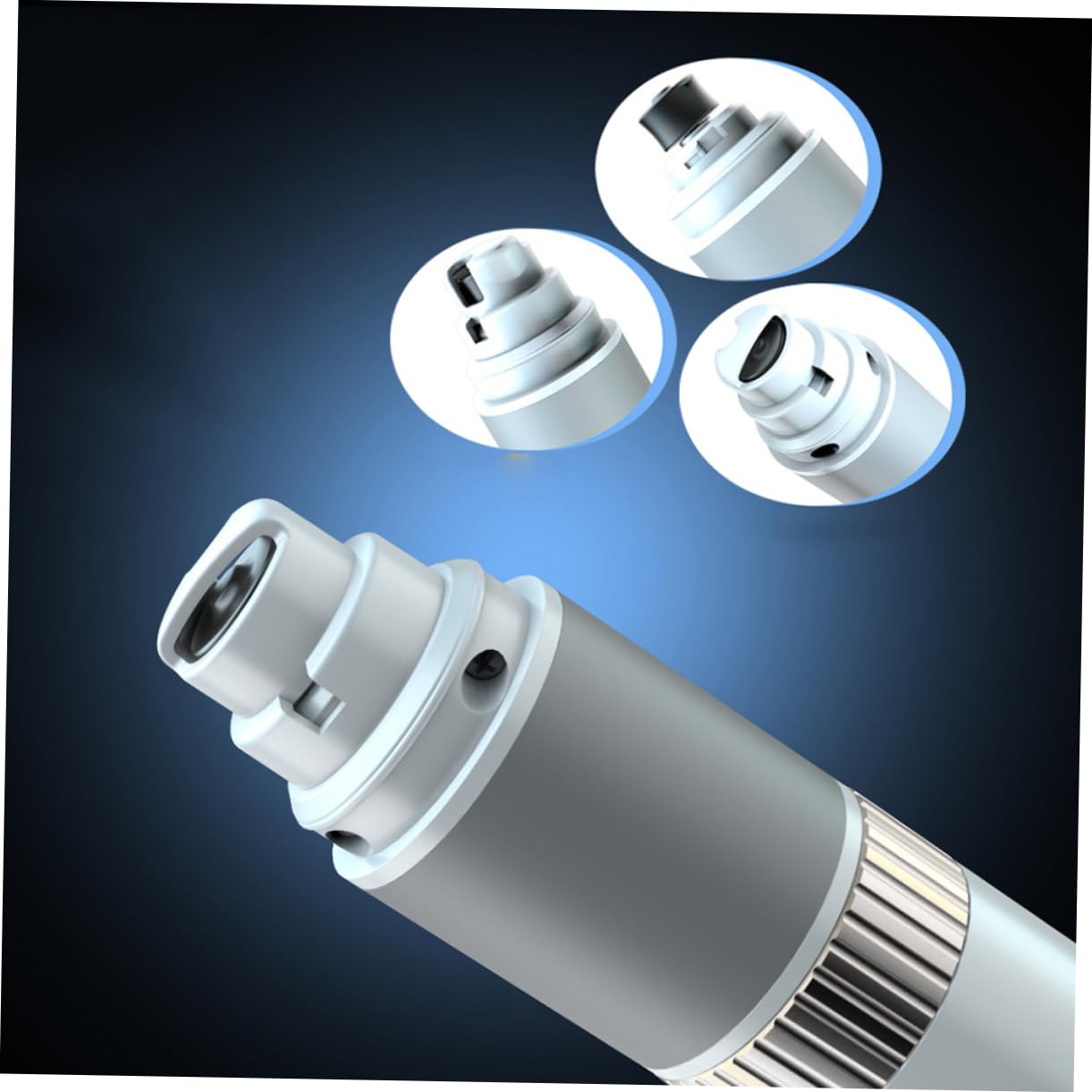 Lijadora Eléctrica para Uñas de Mascotas, Cortauñas Automático Blanco | 3,7 V 2000 Mah, Abs PC Pa, Diseño Silencioso y Agarre de Silicona, para Perros y Gatos