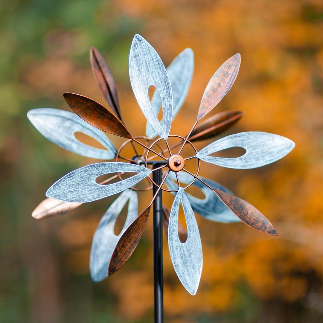 HQ Metal Wind Spinner: Rame Flower Duett