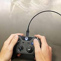 Vista 2 de Cable de carga para controlador Xbox One, cable de sincronización de datos micro USB 2.0 Play para PlayStation 4, controlador PS4 SlimPro, Samsung
