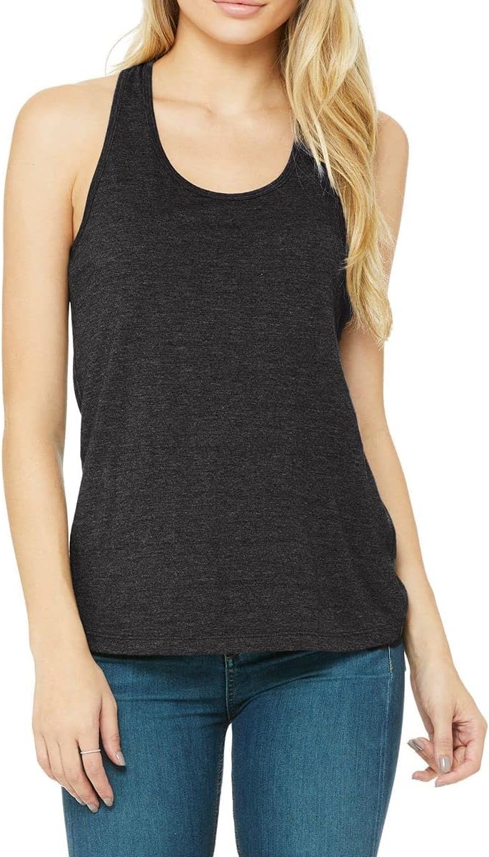 JustBlanks Ladies Ultra Soft 100% Cotton Jersey Racerback Gym Running Yoga Sleeveless Tank Top for Women